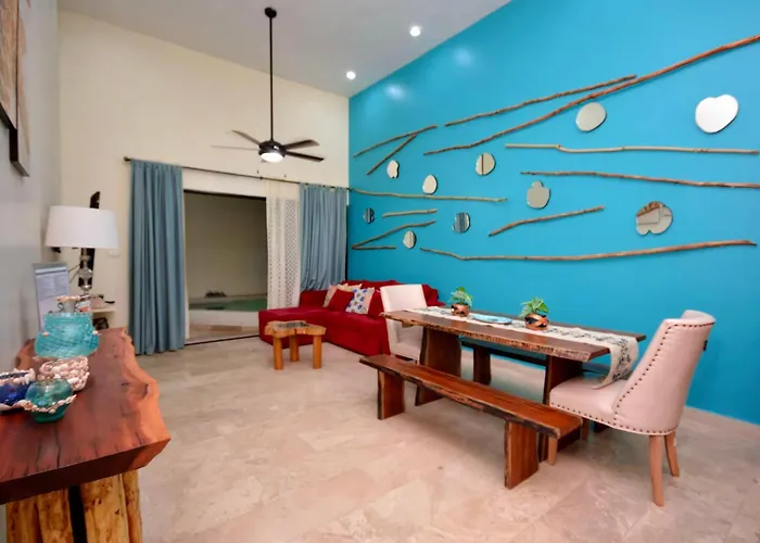 Apartamento Tropical 3br Pool Near 5th Avenue & Playa del Carmen
